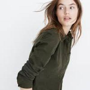 Madewell- Flannel Classic Ex-Boyfriend Button Back